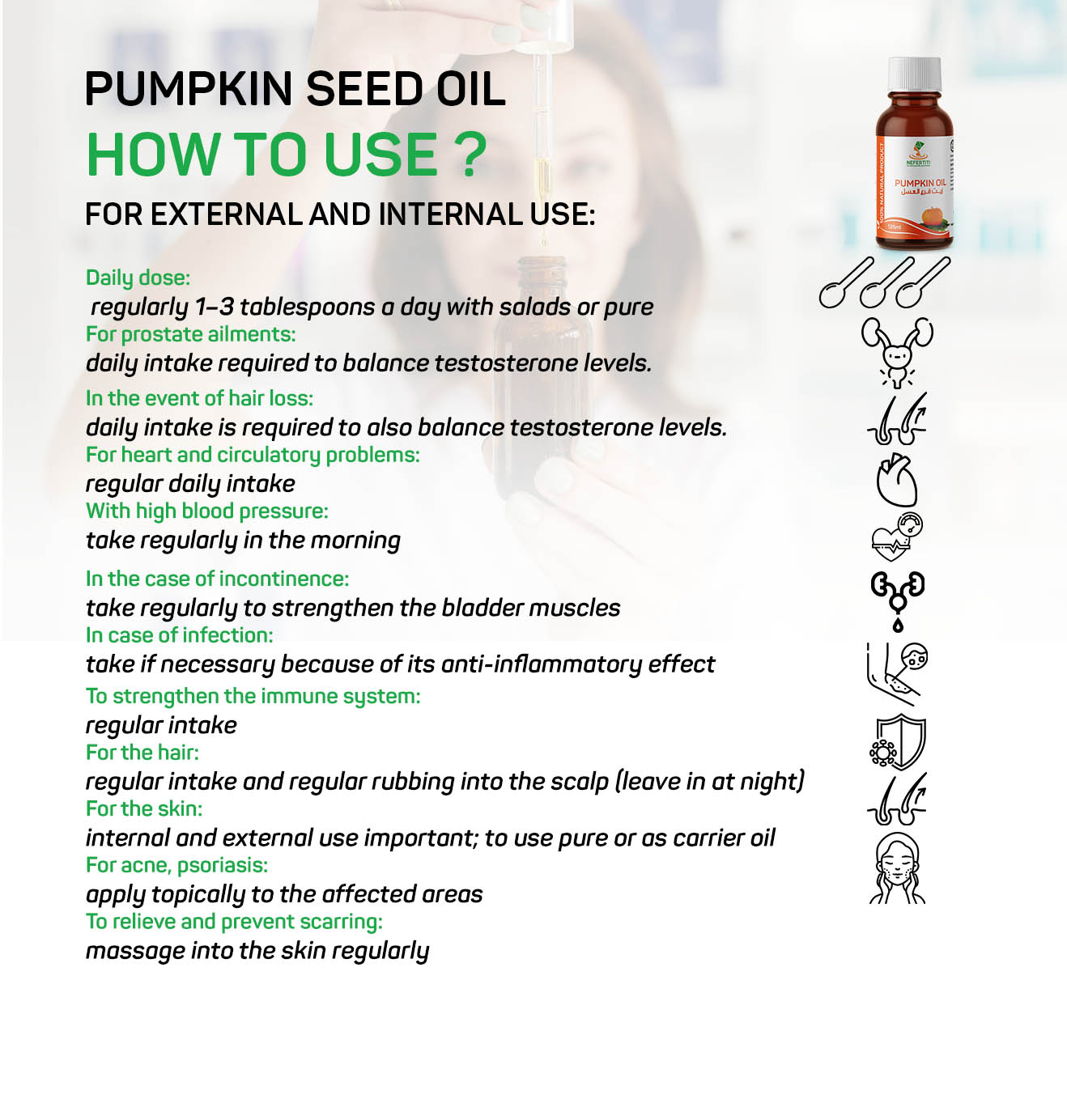 Pumpkin seed oil BenfitsEnglish