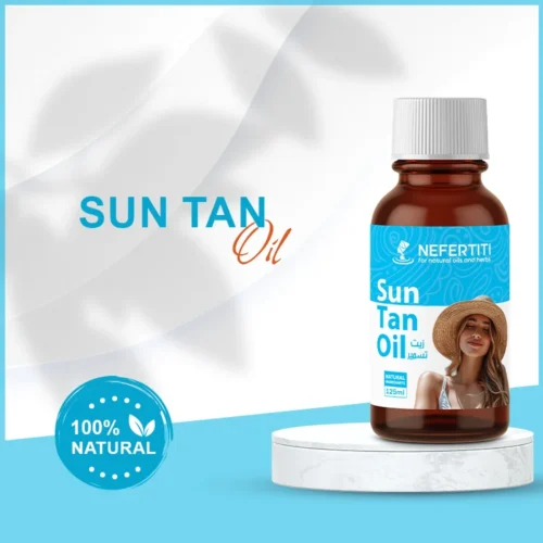 Mélange d'huile de bronzage