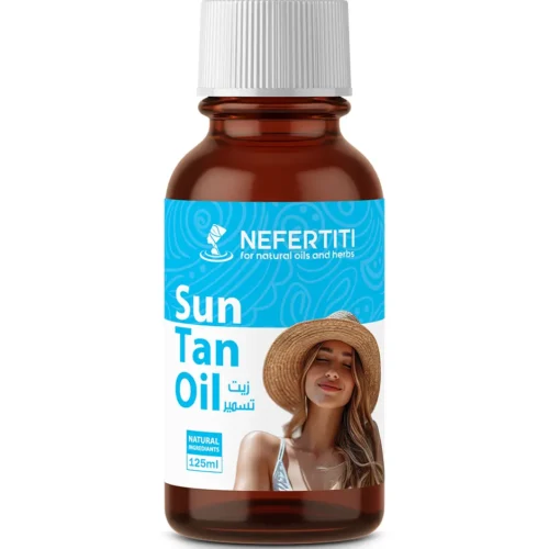 Mélange d'huile de bronzage