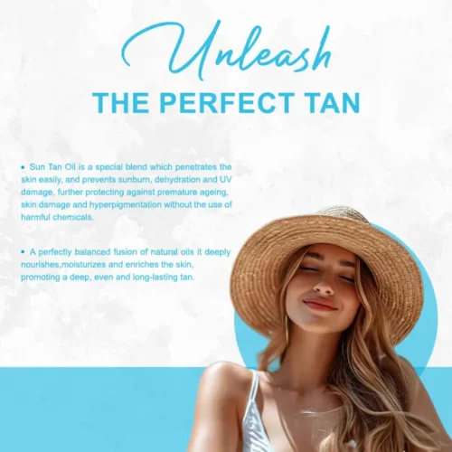 Mélange d'huile de bronzage