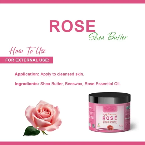 Beurre de karité à l'huile de rose