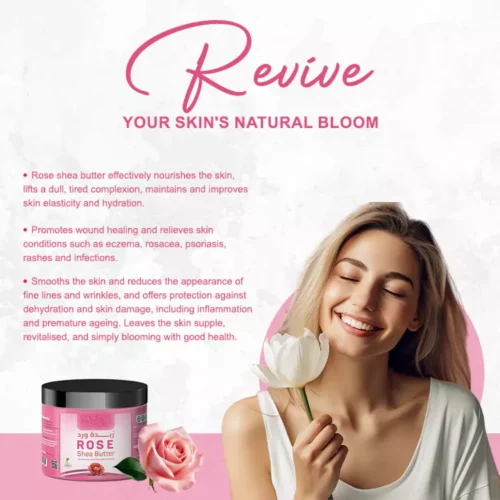 Beurre de karité à l'huile de rose