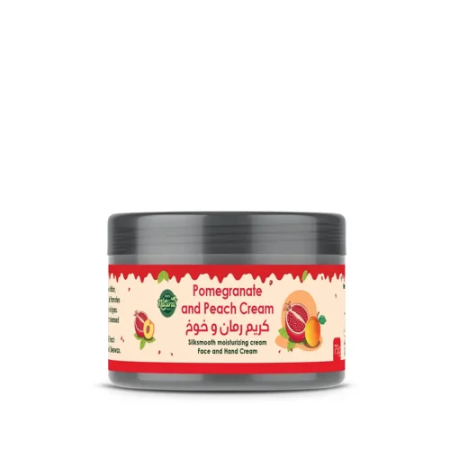 Crème à la grenade et à la pêche