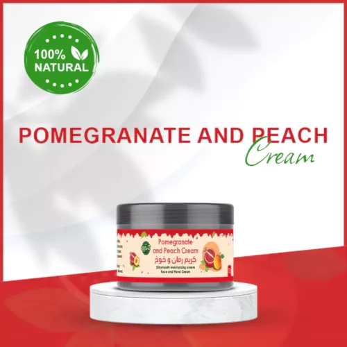 Crème à la grenade et à la pêche